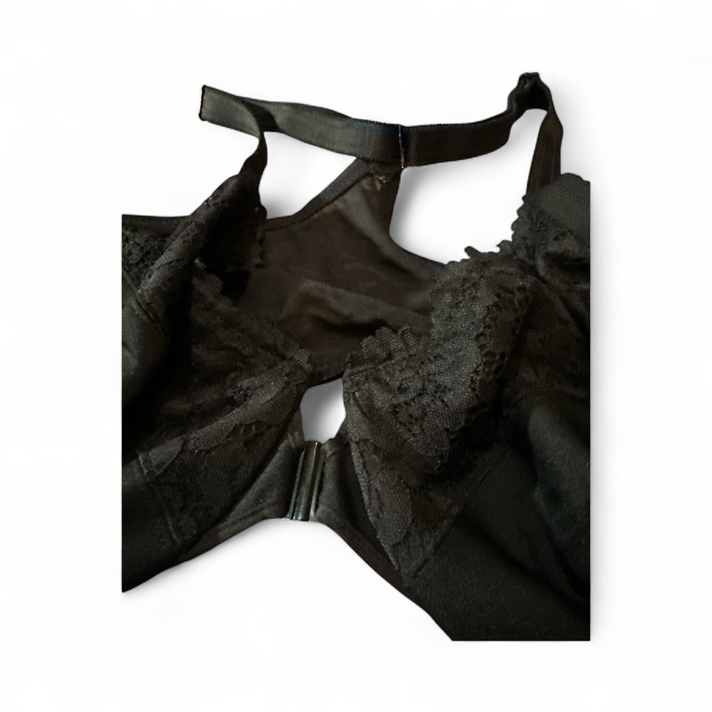 Delimira Front Close Bra Black Size 38DD - Picture 3 of 8